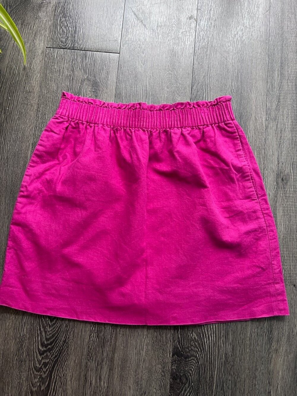 J.Crew Pink Elastic Waist Mini Skirt Size 4 Casual
